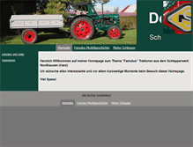Tablet Screenshot of famulus-schlepper.de